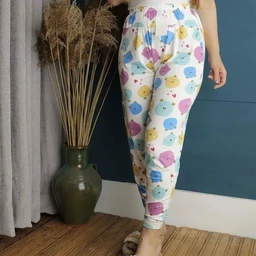 🍃 شلوار گیاهی فانتزی😍 
