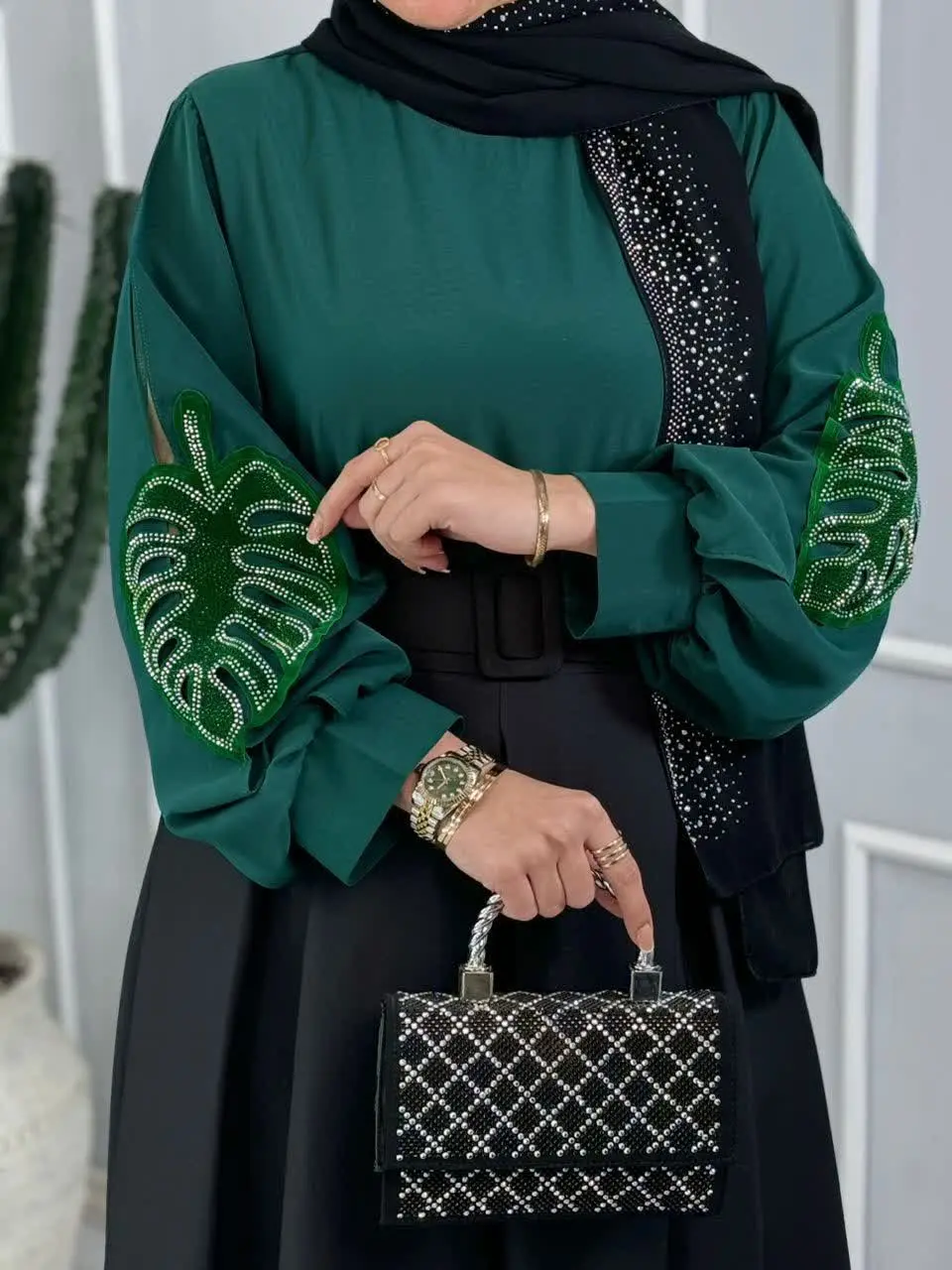 🦋نام مدل: شومیز آستین برگی 🌱🍃
