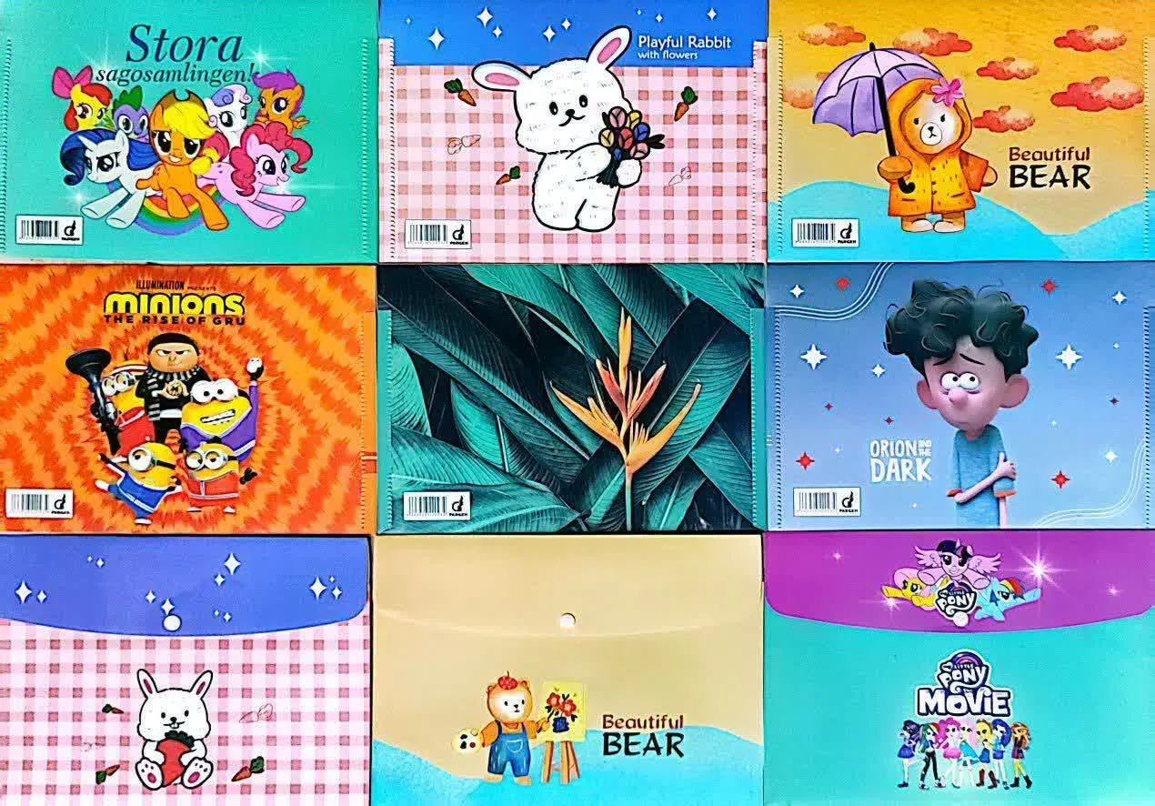 پوشه دکمه دار A۴ فانتزی ۳۰۰...