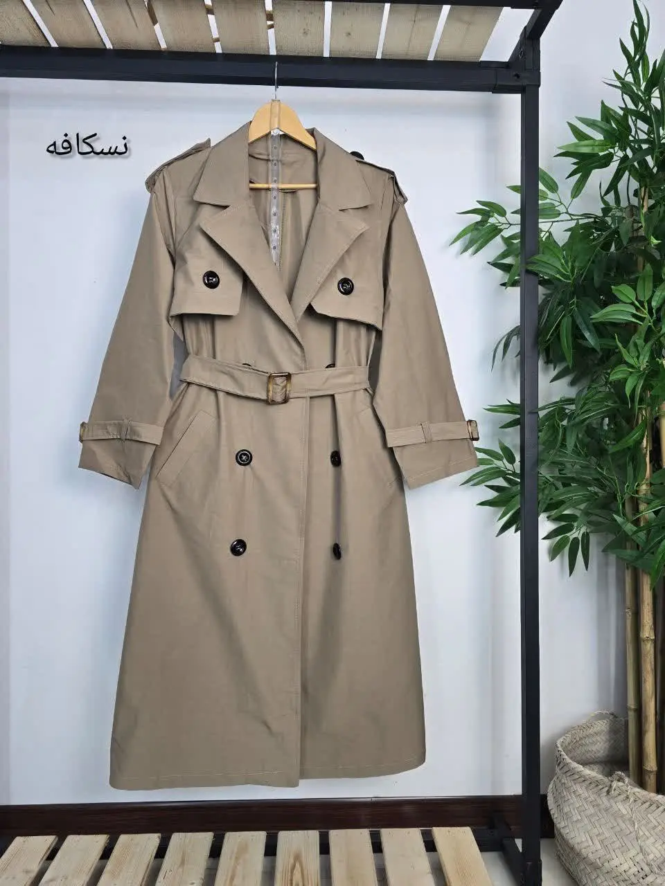 لب آستین هاش کمربند سگک دار...