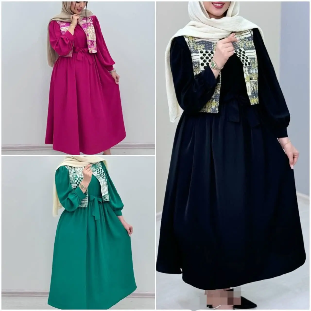 ❤️ سارافن و جلیقه مدل ویولت
