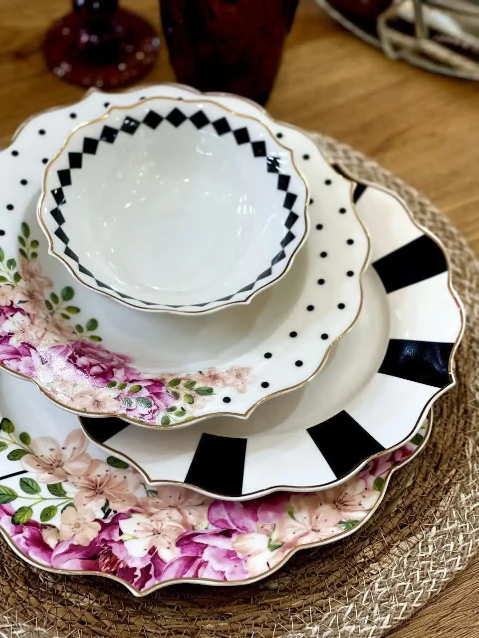 ۶ عدد بشقاب پلو خوری