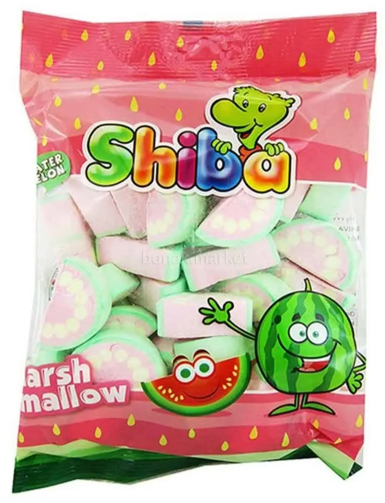 مارش مالو هندوانه‌ای شیبابا
