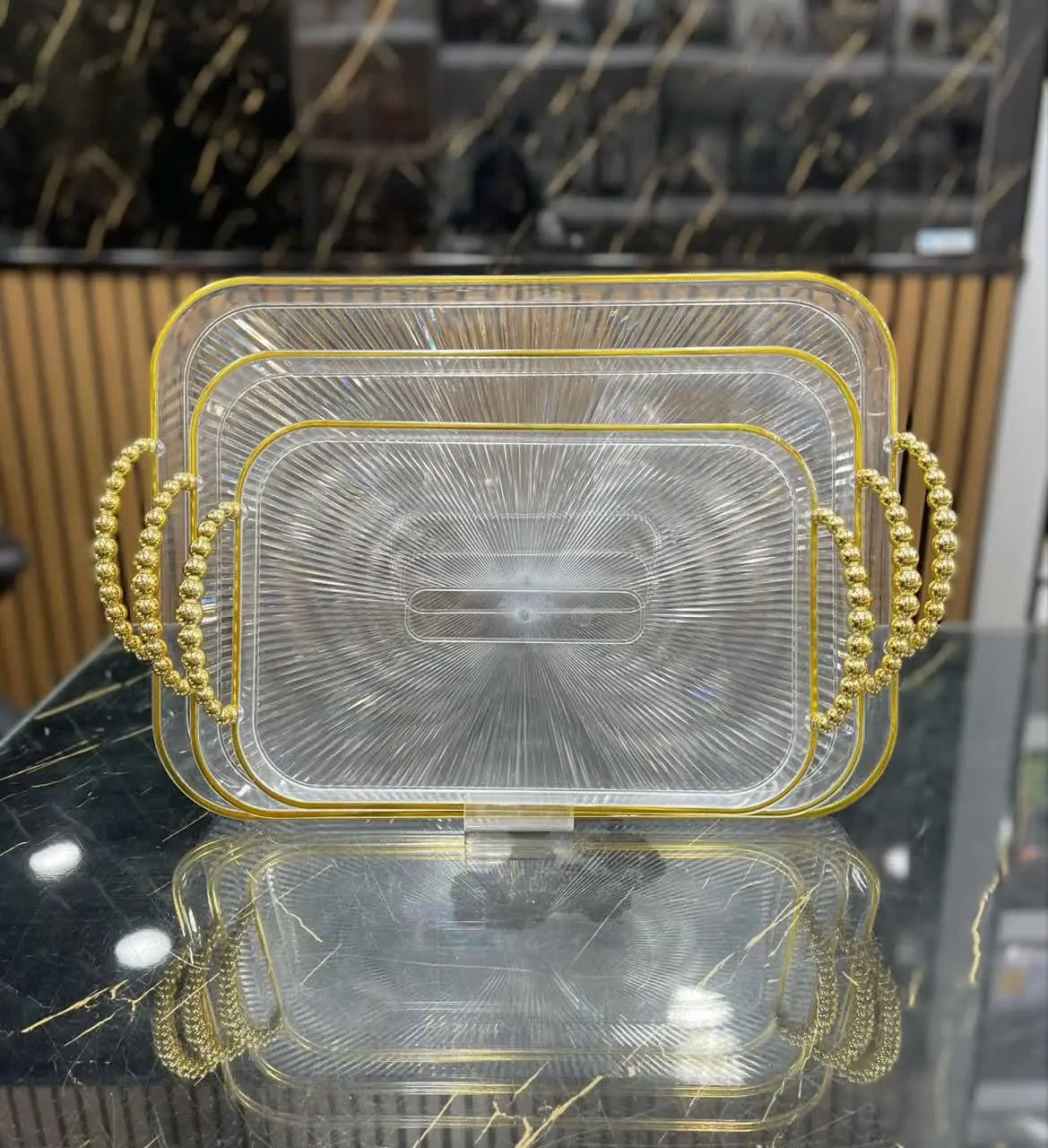 سینی های پر طرف دار اکرولیک💥