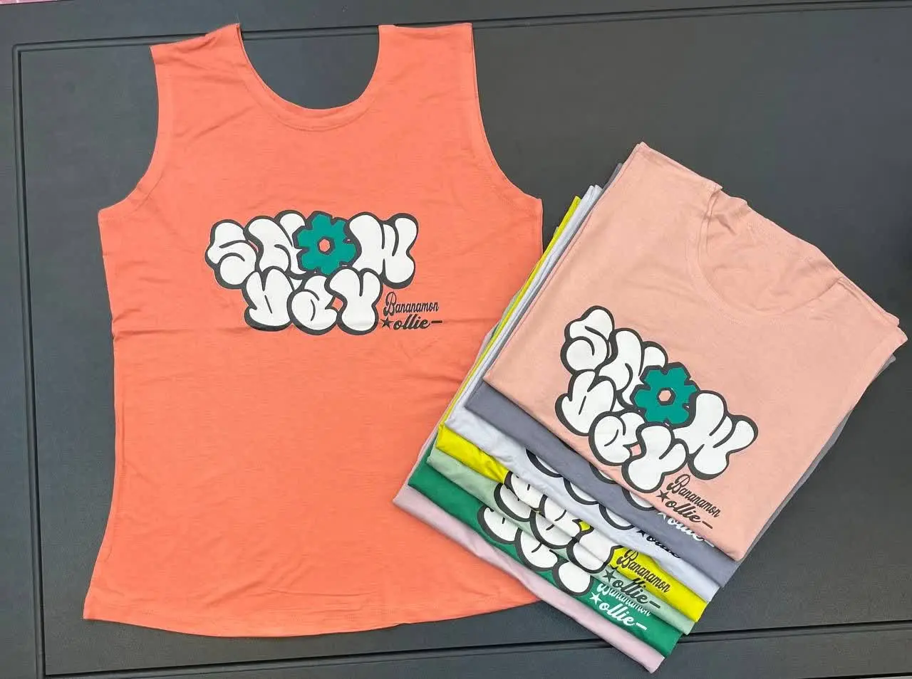 🌼تاپ ویسکوز چاپی snow 
