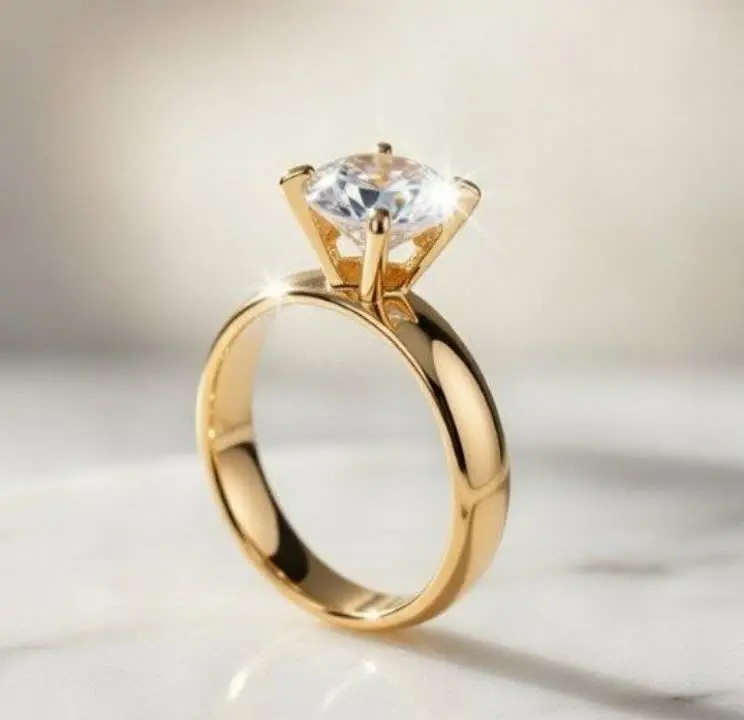 انگشتر زنانه تک نگین