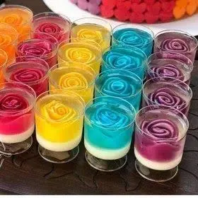 جام پایه دار دسر، ژله، بستنی و …
