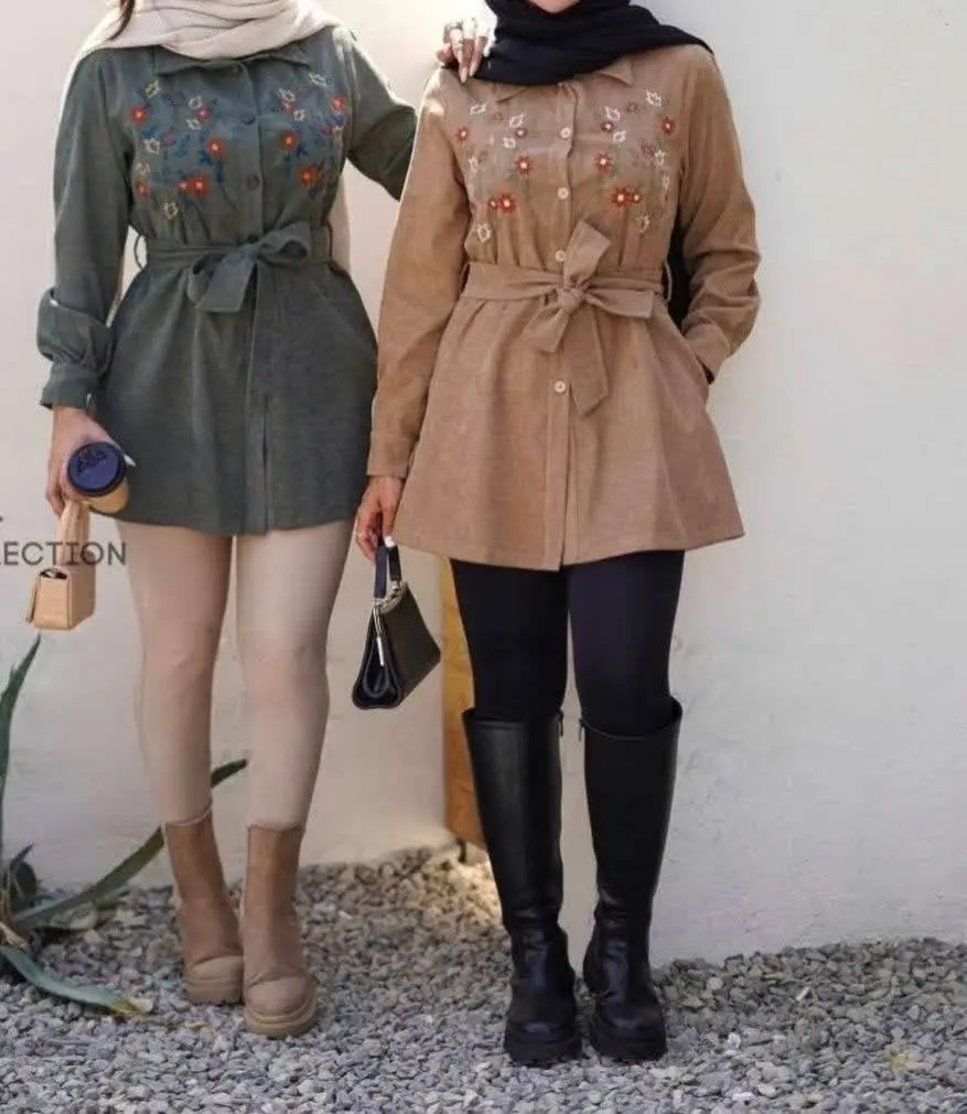 #تونیگ #مانتو گلدوزی پرگل
