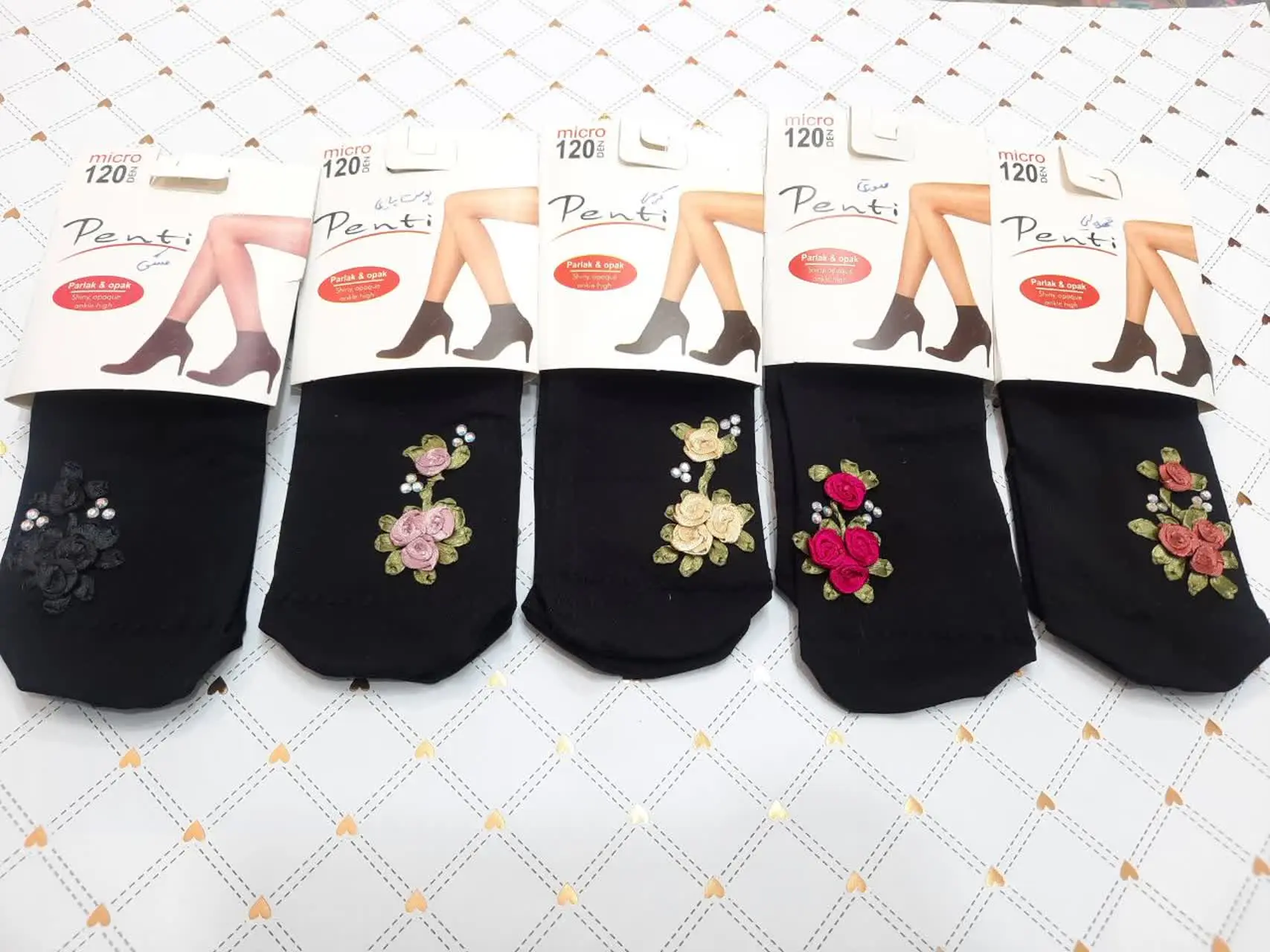 #جوراب #ربان_دوزی 
