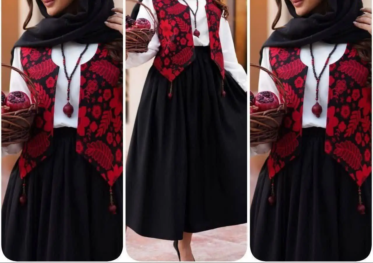 🦋نام مدل: جلیقه دامن نارگل ❤️
