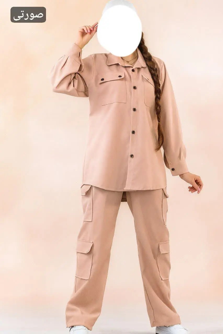 ست مانتو شلوار کارگو