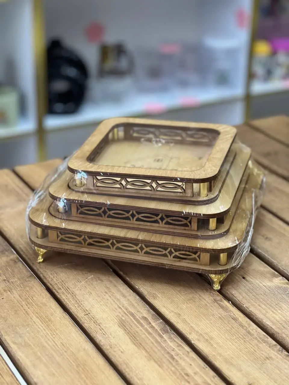 💥سینی سه سایز مربع هیوا💥