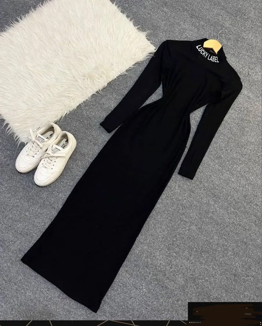 🌙نام: پیراهن بلند یقه اسکی
