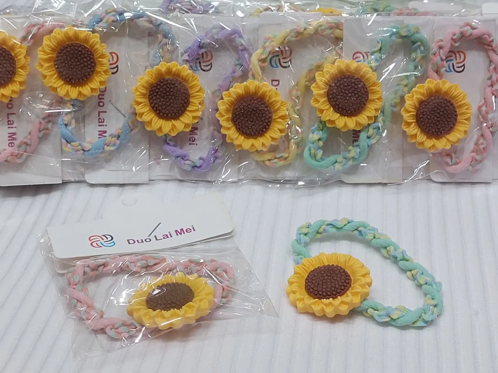 🍀کش مو گل آفتابگردان بافت 
