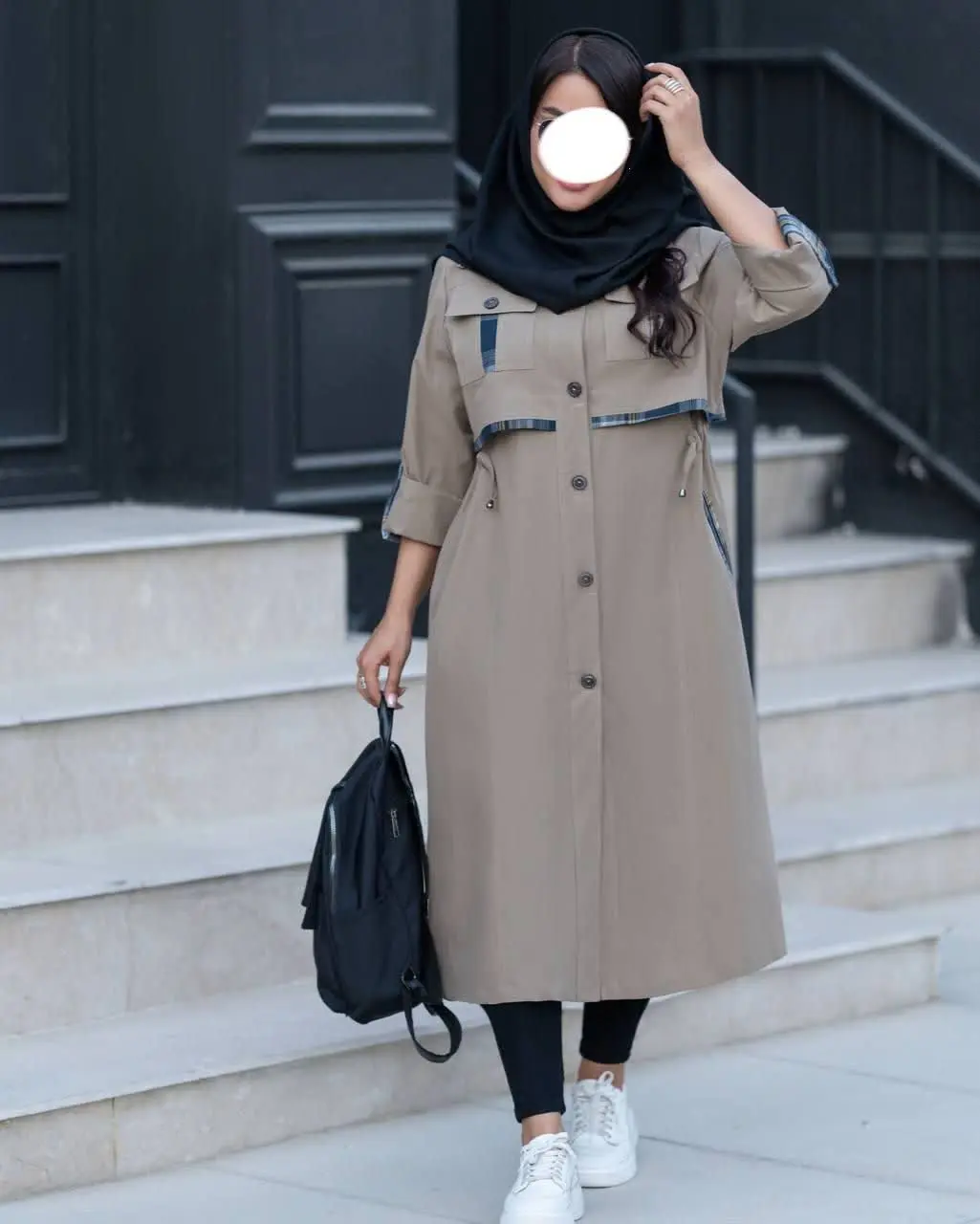 جنس پارچه: کتان شسته شده در...