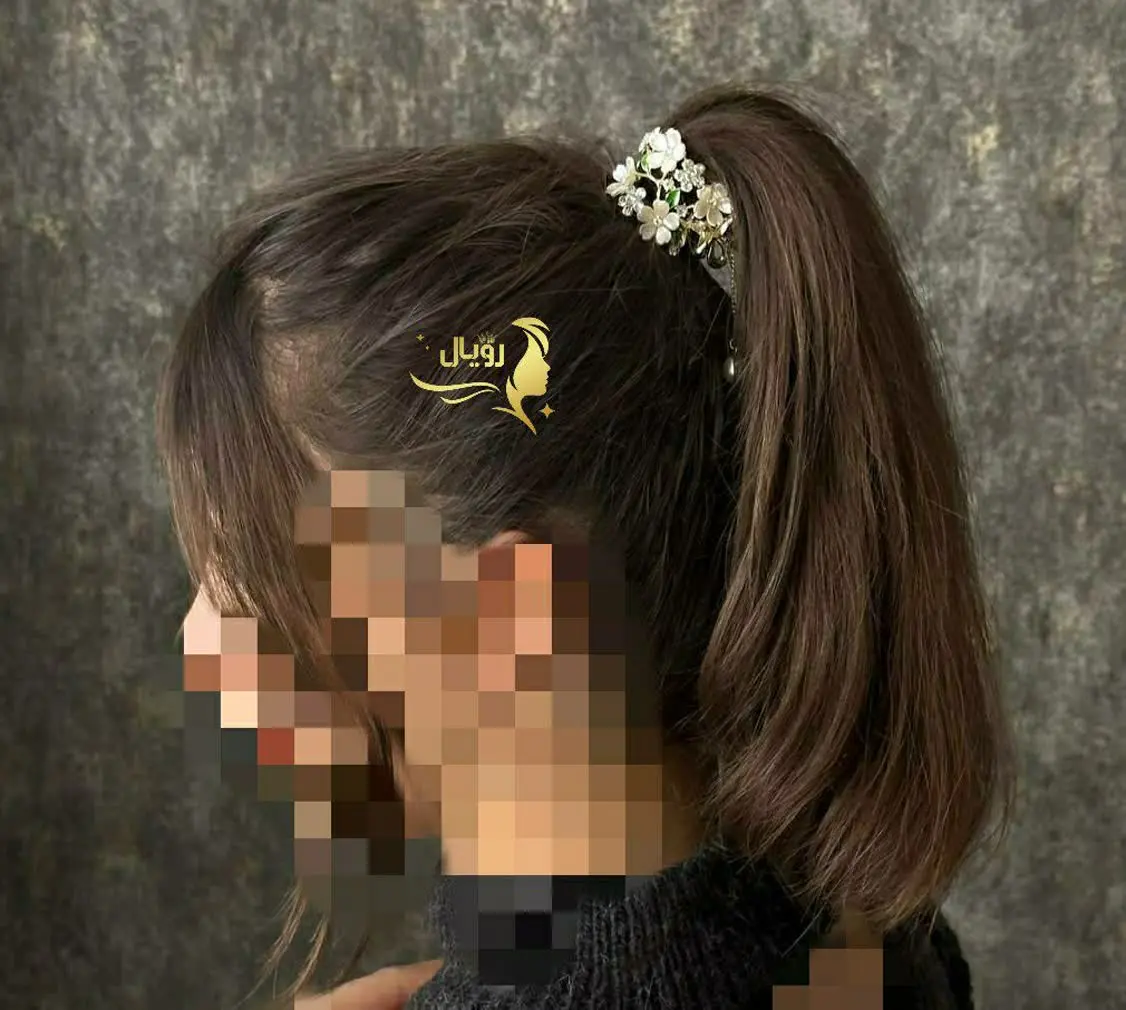 ✨مدل سامورایی شکوفه سفید 
