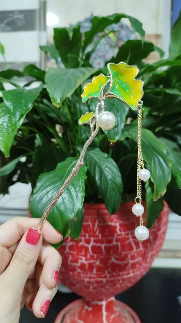 🍃کانزاشی برگ و مروارید
