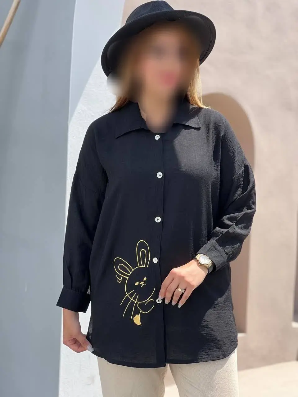 نام: شومیز خرگوشی گلدوزی
