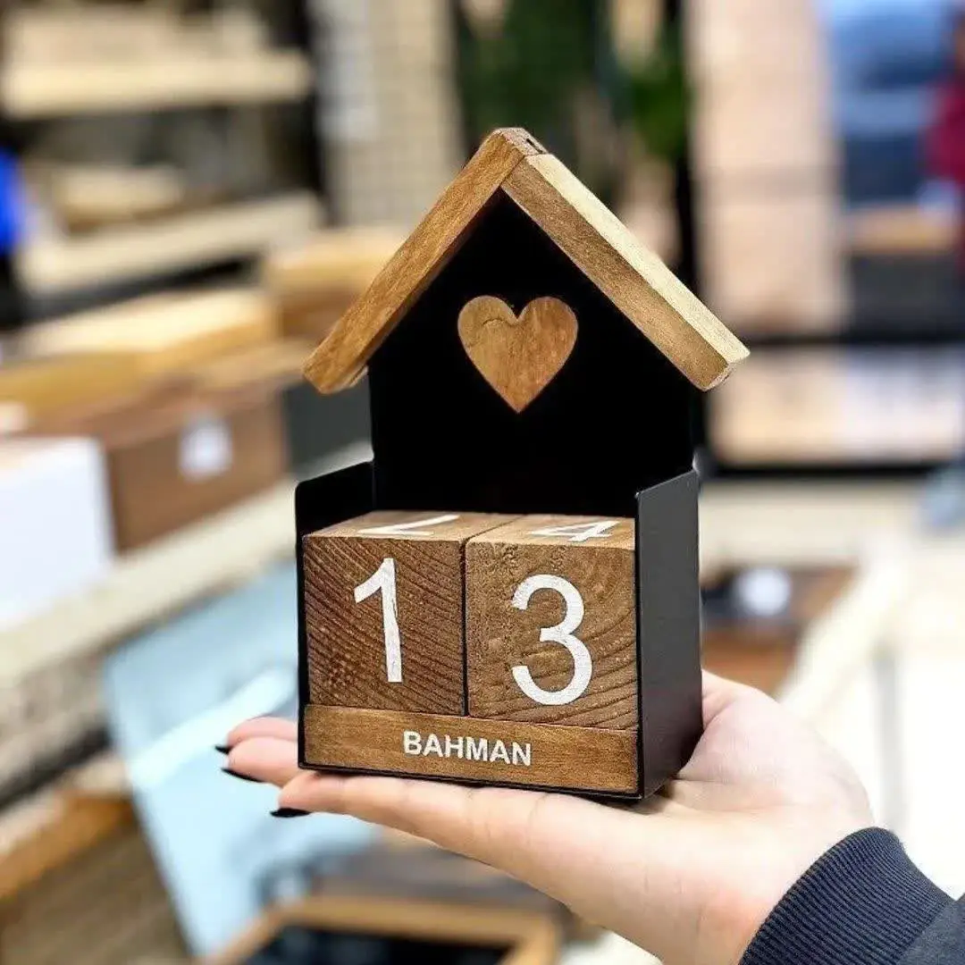 💥 تقویم فلزی کلبه💥