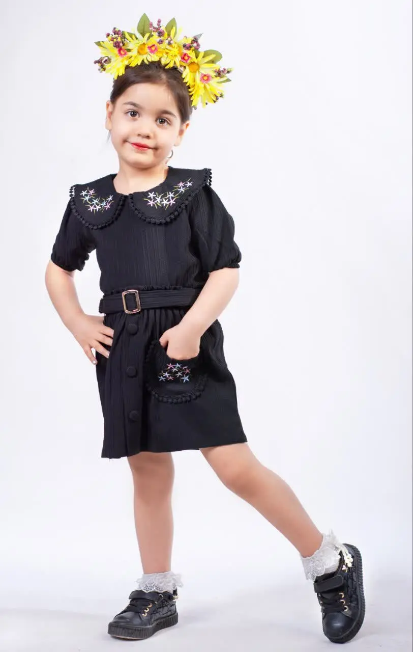 شومیز دامن آیوا مشکی ستاره
