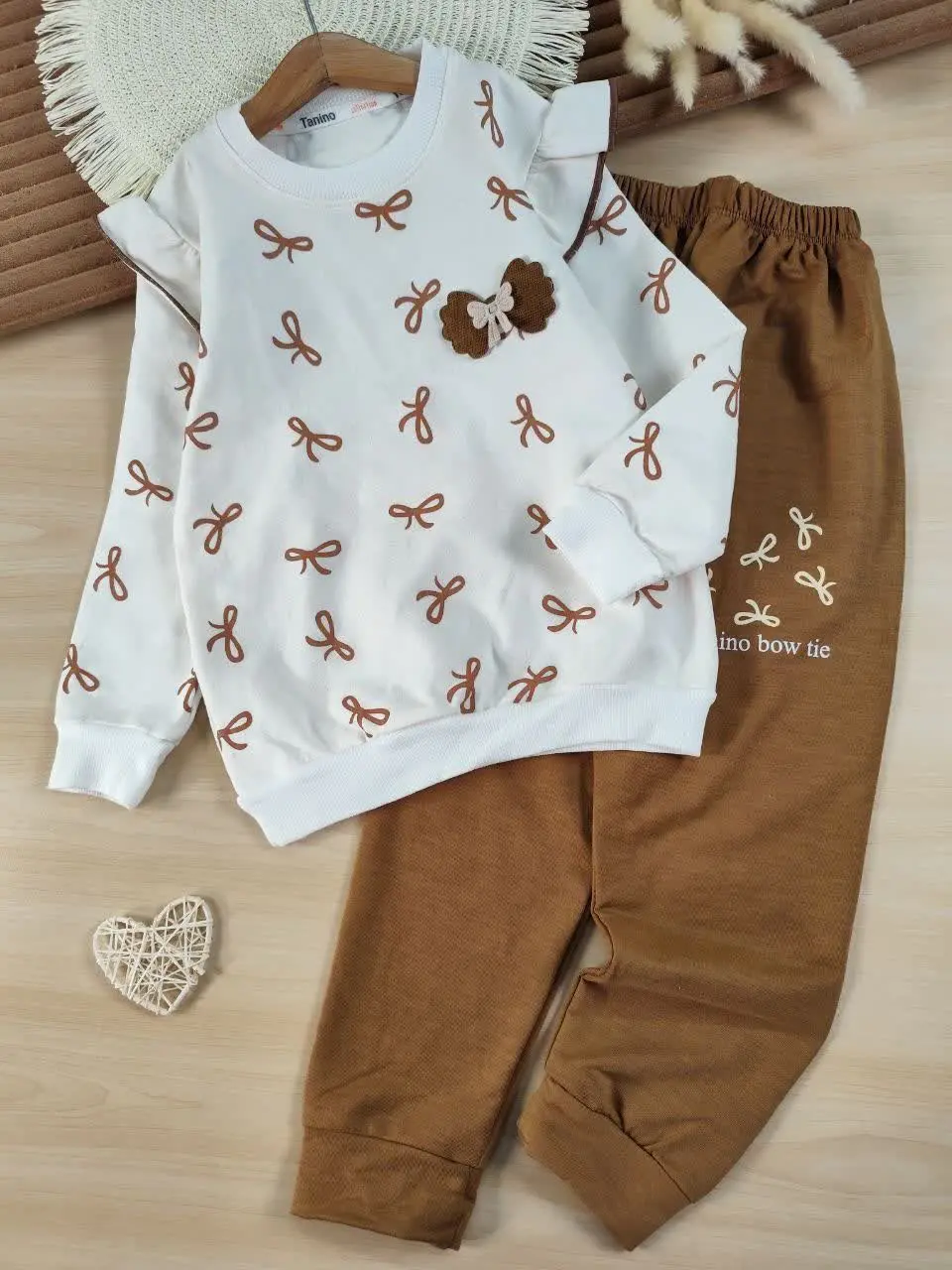 ✨بلوز و شلوار پاپیون نسکافه...