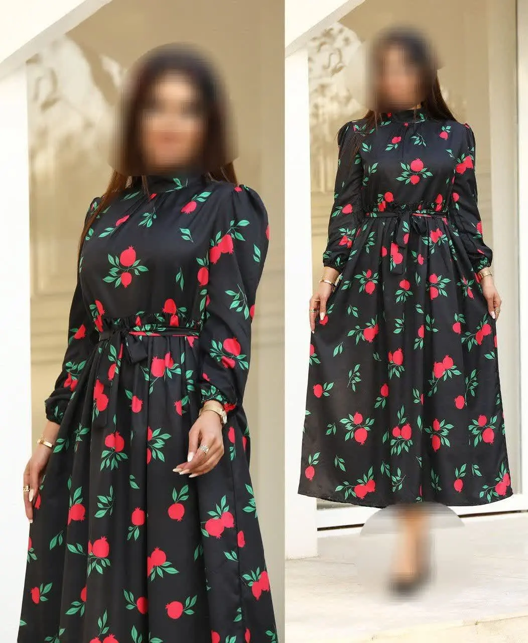 نام: #پیراهن و هدبند مدل انارگل 
