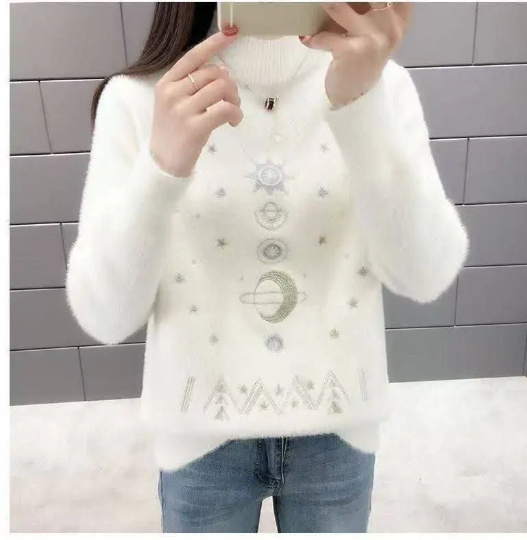 بافت موهر، گلدوزی شده 🍃