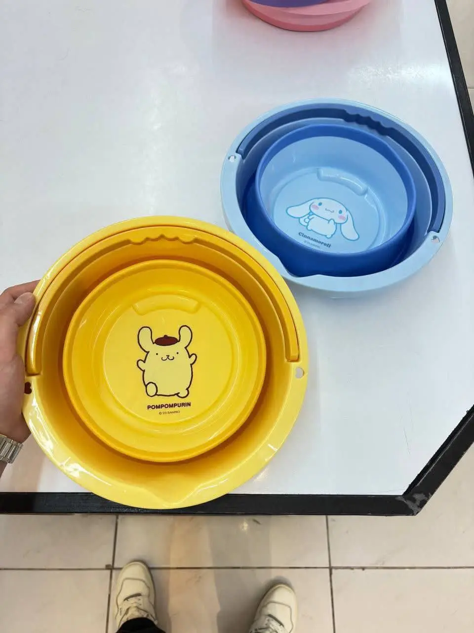 سطل تاشو طرح کودک