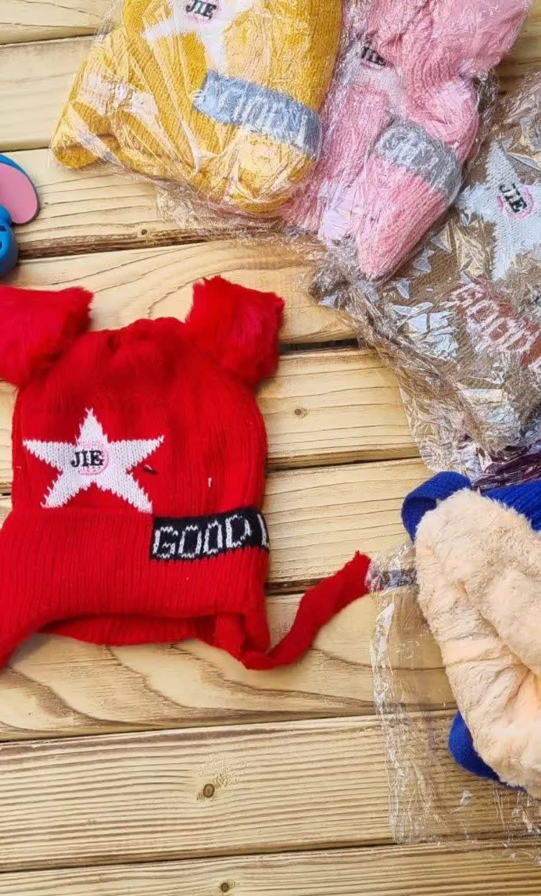 کلاه ۲پوم طرح ستاره ✅️