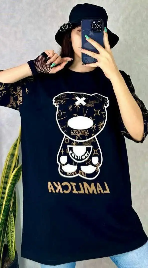 ⭐️نام: تیشرت لش خرس طلایی🐻
