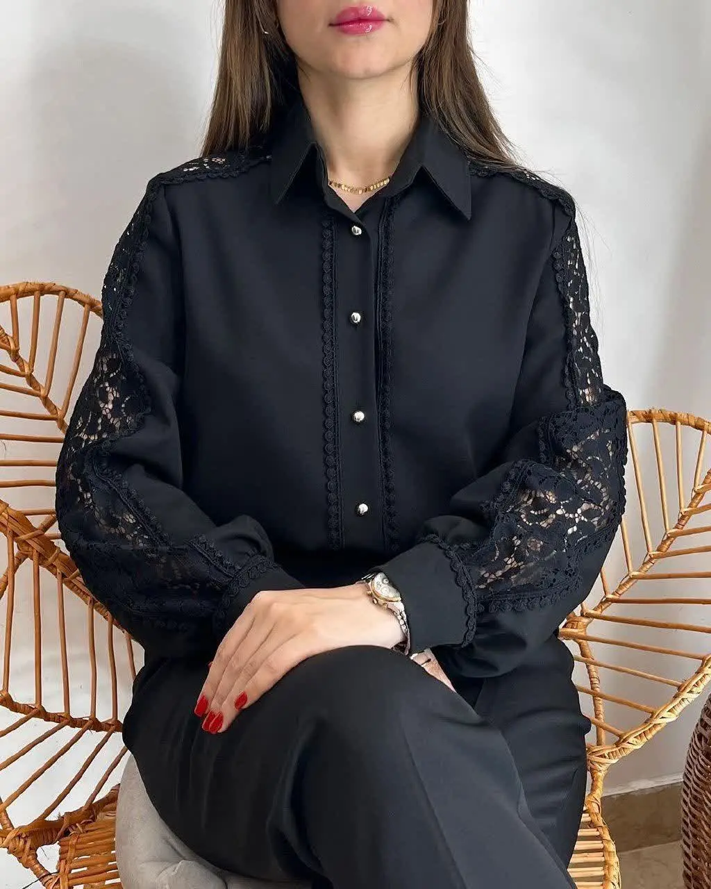 🍃نام: شومیز مجلسی آتی 
