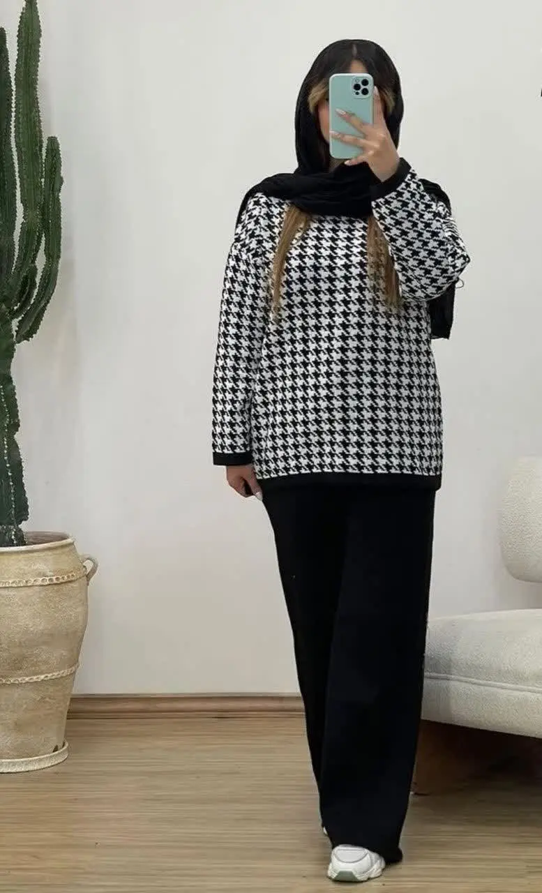 ❤️نام: بلوز و شلوار بافت پیچازی
