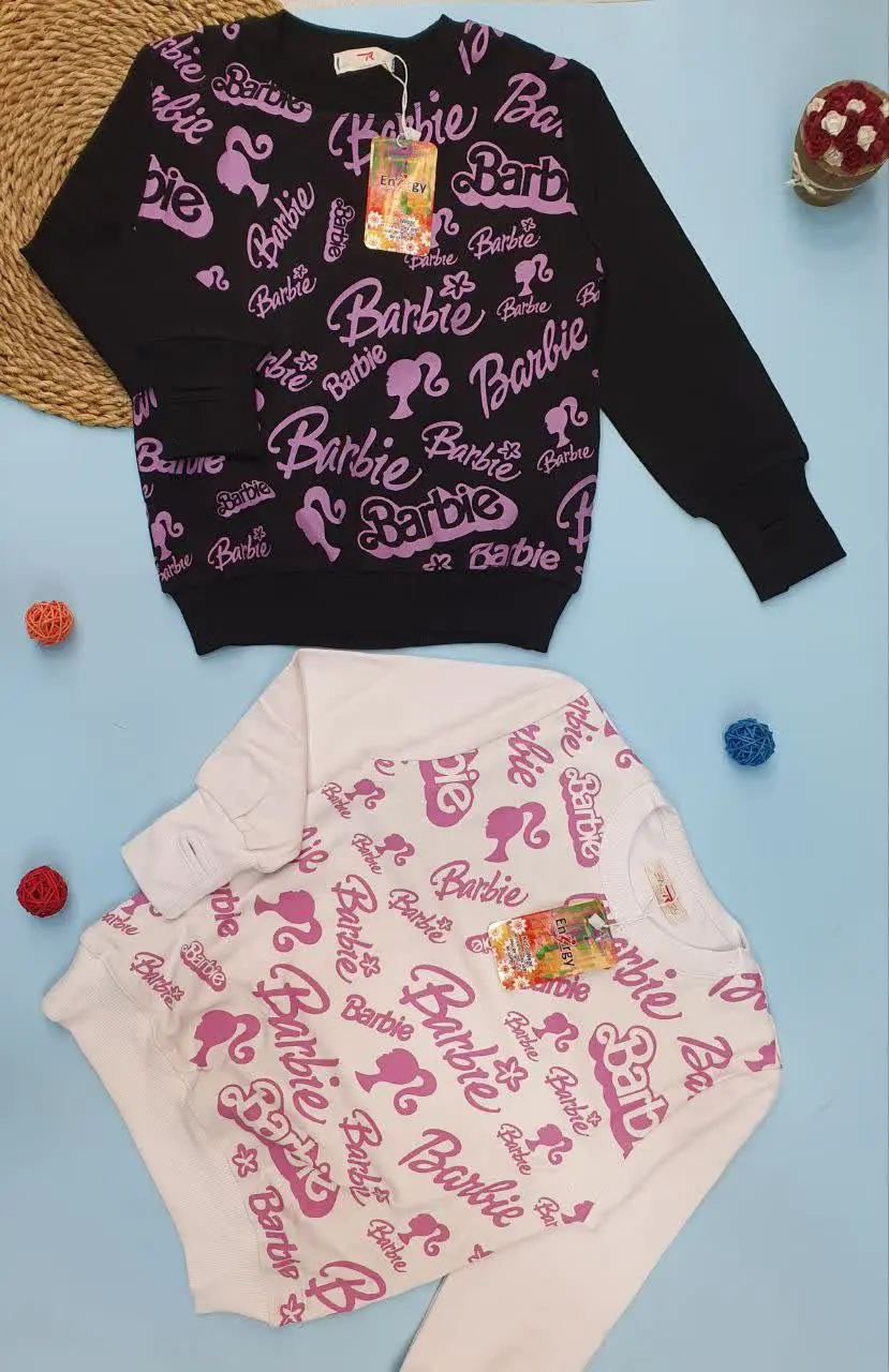 👕بلوز تک باربی دخترانه
