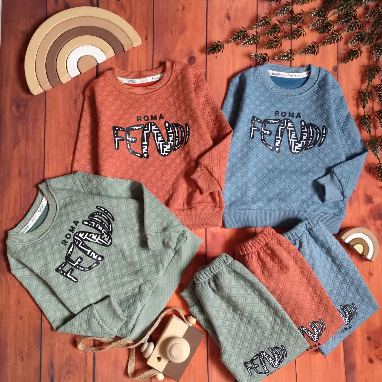 😍ست بلوز و شلوار فندی، جنس...