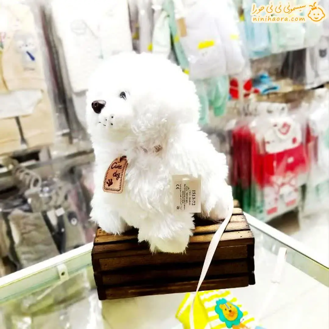 عروسک سگ قلاده دار