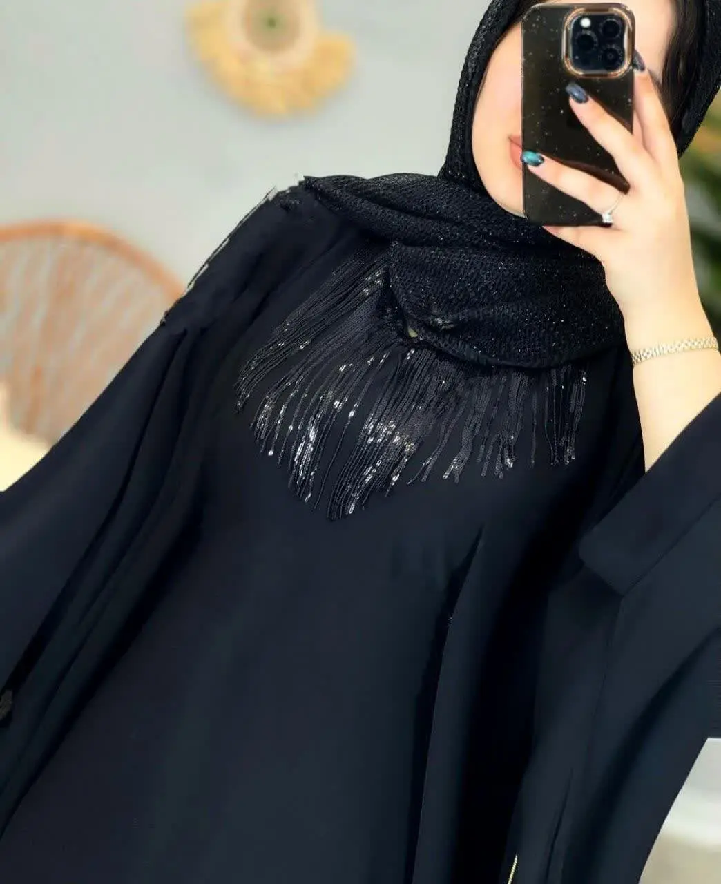 🦋نام محصول: عبای ریسه پولکی
