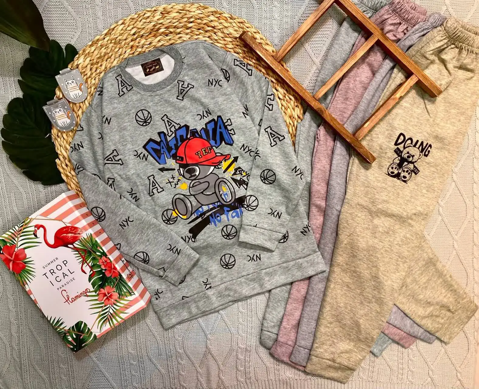 🧶 بلوز شلوار سایز بزرگ 💎💎💎 
