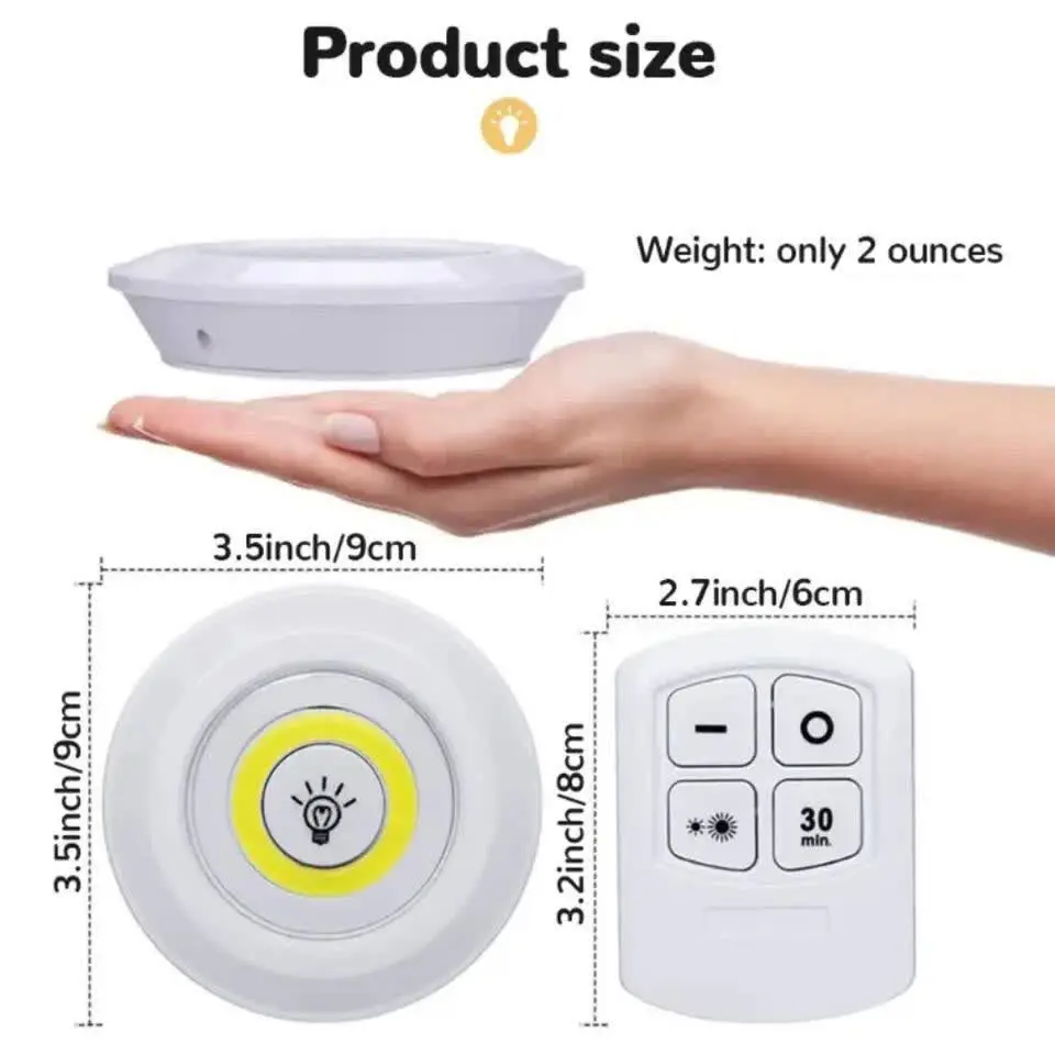 چراغ ۳ عددی ریموت دار
