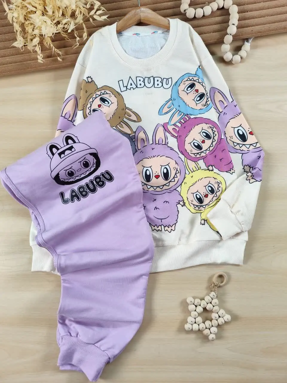 بلوز و شلوار لبوبو مداد رنگی