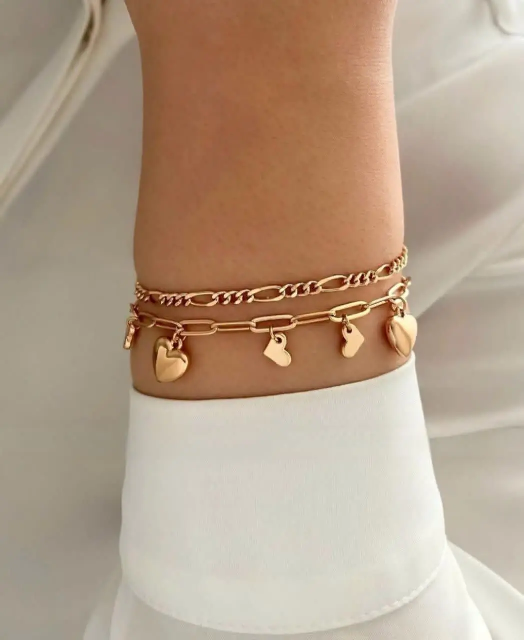 دستبند قلبی دولاین ژوپینگ