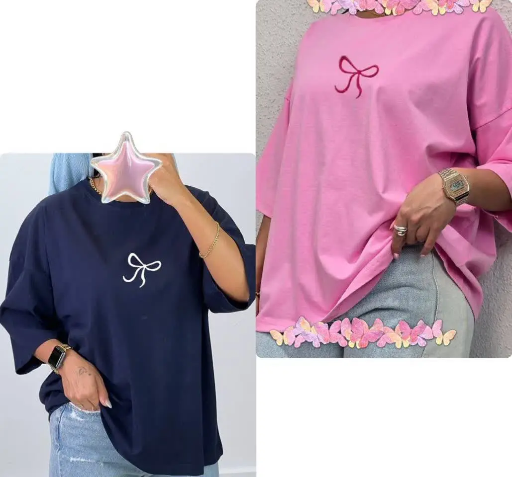 نام: تیشرت باکسی کیوت🎀