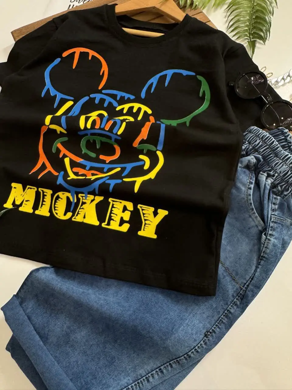 🔮تیشرت شلوارک لی اسپرت طرح میکی🔮

