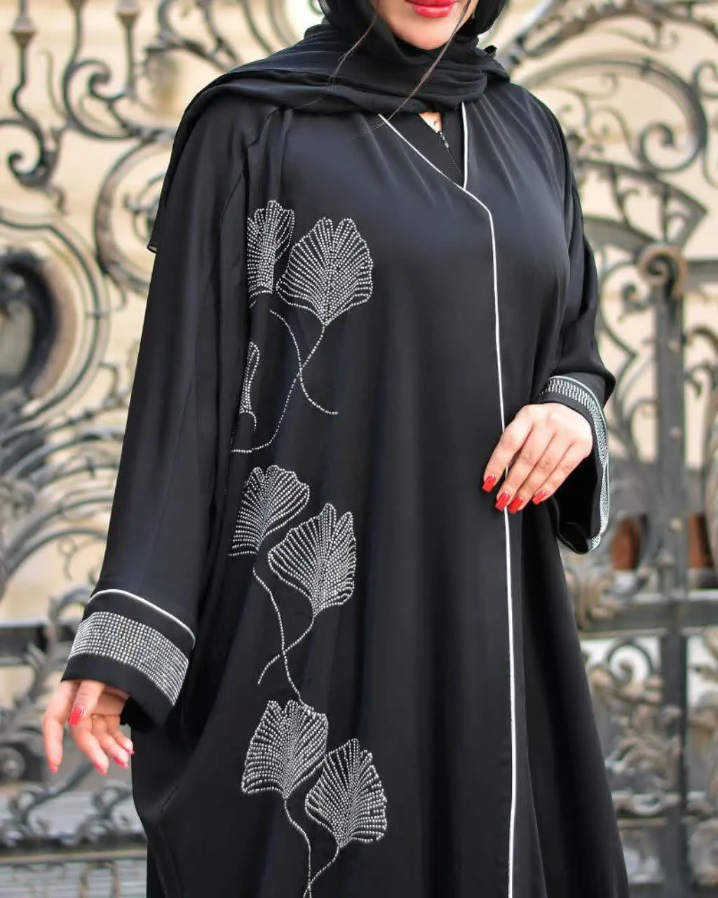 نام: مانتو عبایی گلبرگ
