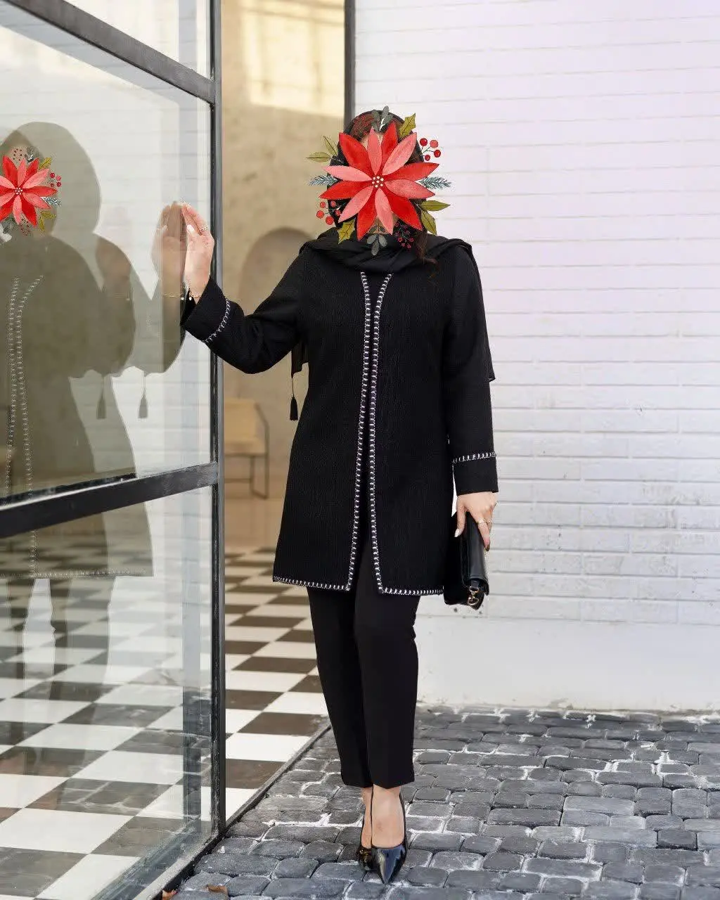 👗 مانتو نواردوزی مدل پرژین
