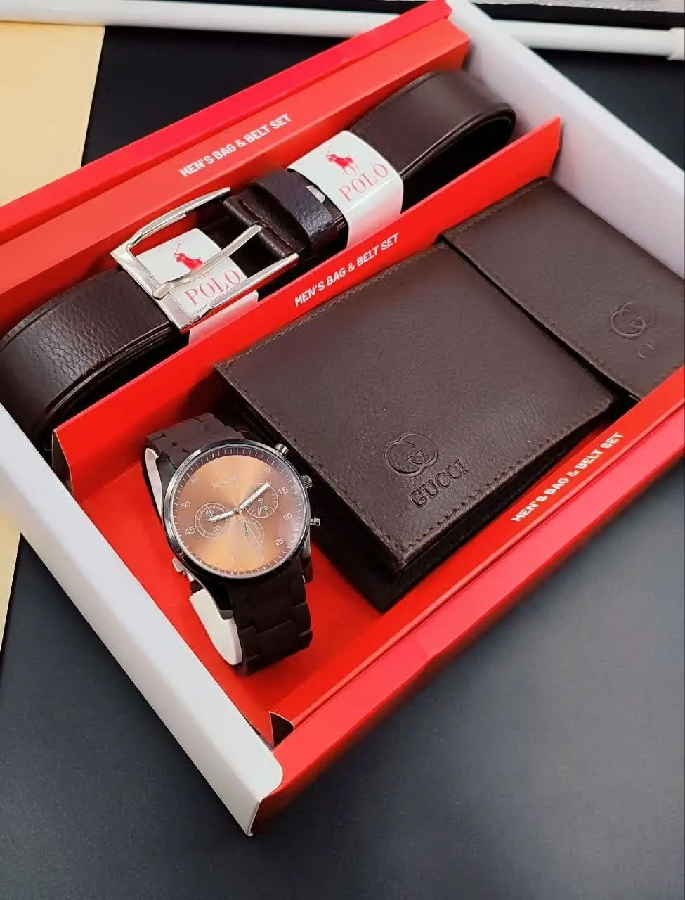 #ست_کیف و کمربند و ساعت
