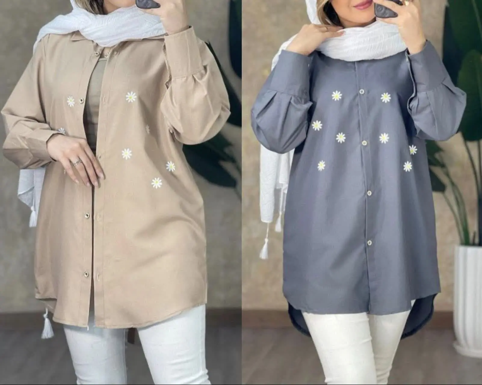 نام: شومیز مانتویی بابونه
