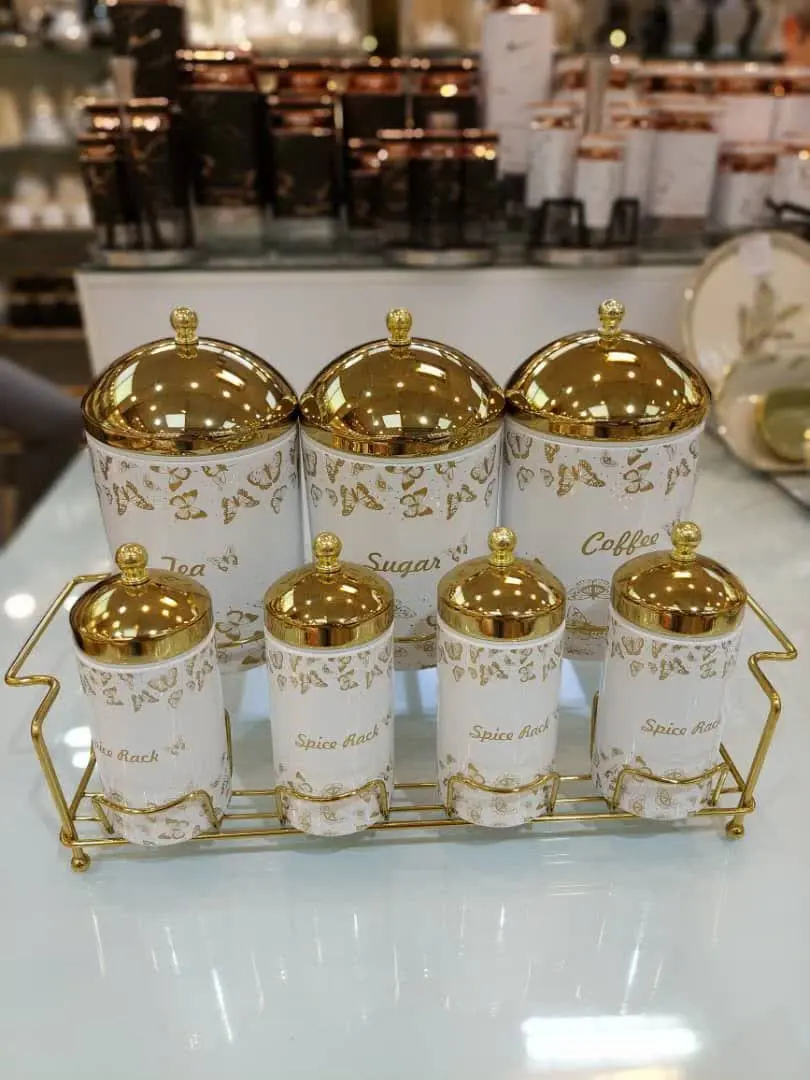 سرویس پاسماوری فلزی طرح دار
