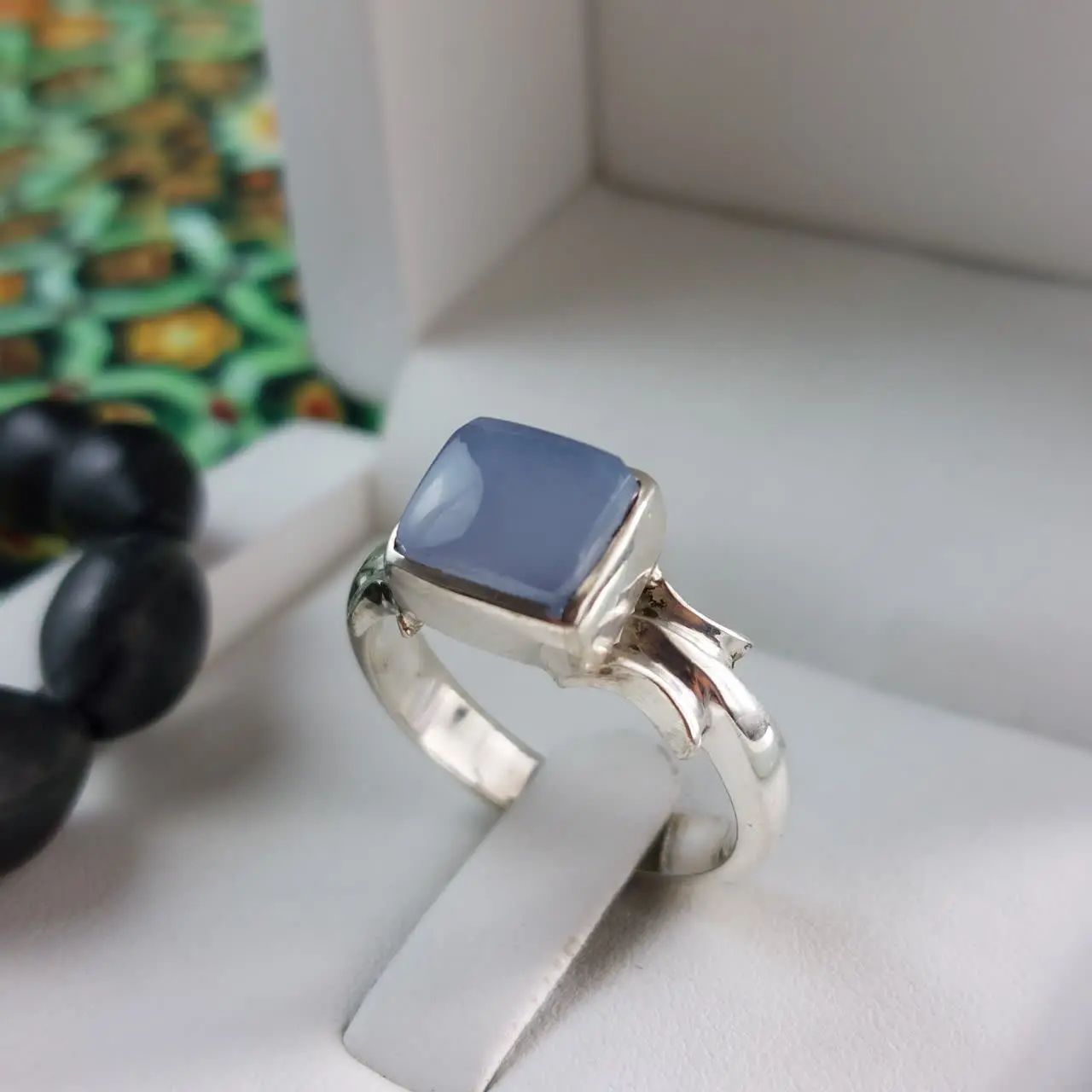 ✅انگشتر مردانه عقیق #کبود_یمنی
