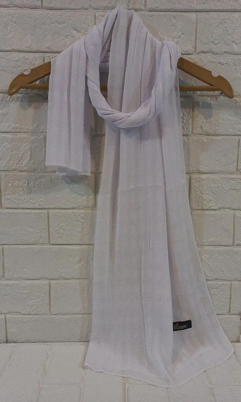 🌸شال حریر مجلسی سفید واردات...