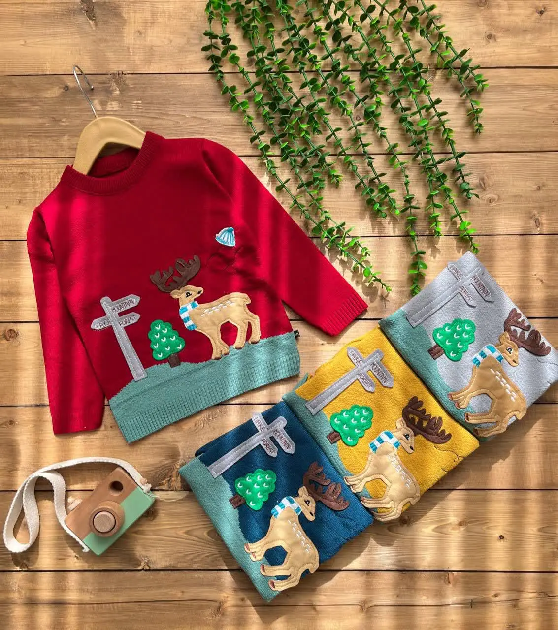 🔮بلوز بافت (گپ) اسپرت طرح گوزن🔮
